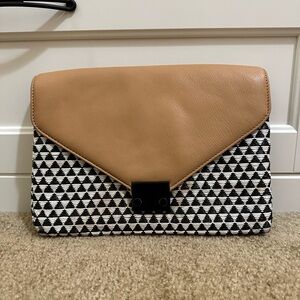 Loeffler Randall Clutch with Chain Shoulder Strap